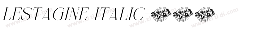 Lestagine Italic字体转换